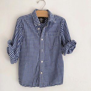 SOLD: H&M Boys Gingham L/S Button Down Shirt, 7-8y